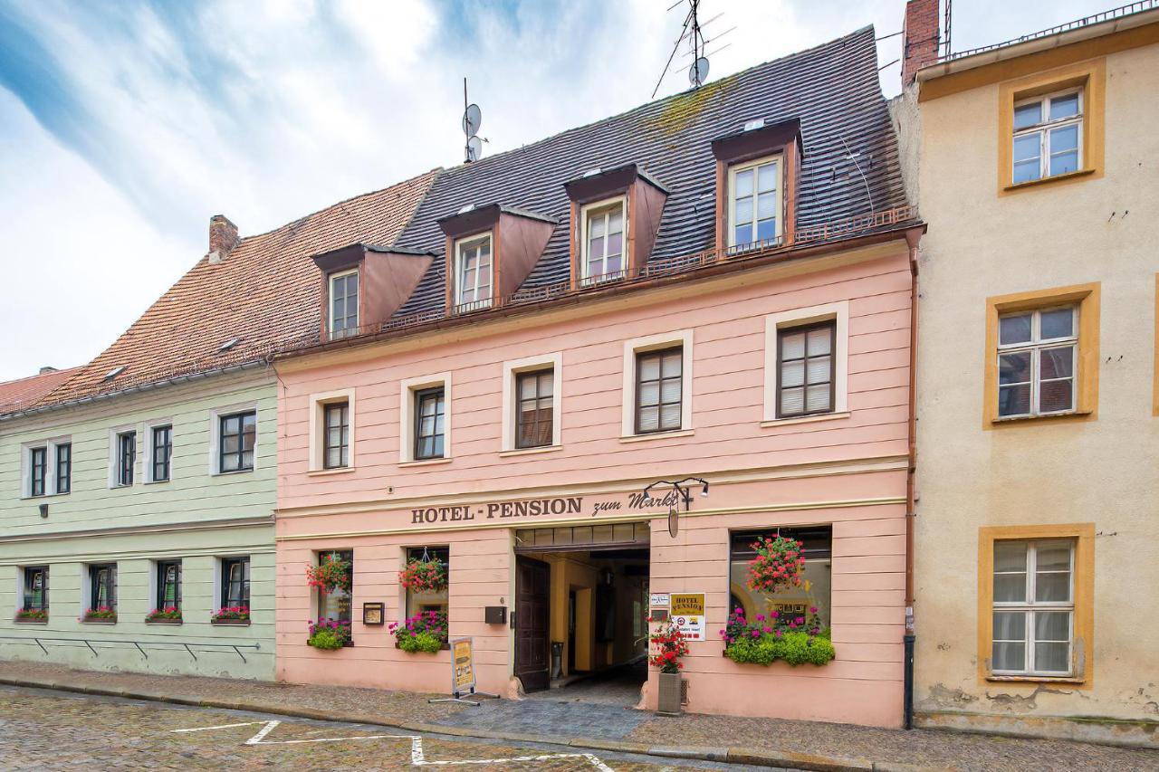 Hotel-Pension Zum Markt Torgau Dış mekan fotoğraf
